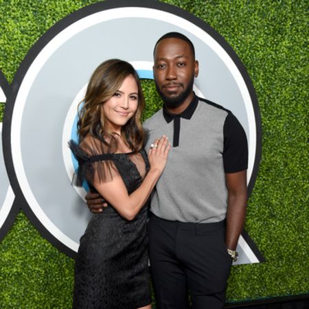 Erin and Lamorne together at an event